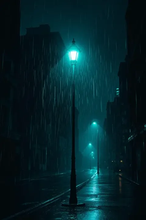 长夜灯影 海报